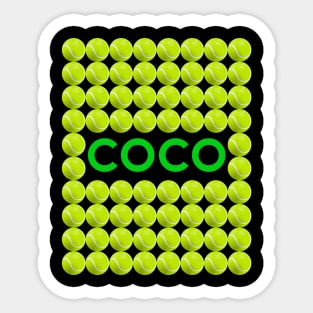 Coco Gauff Sticker